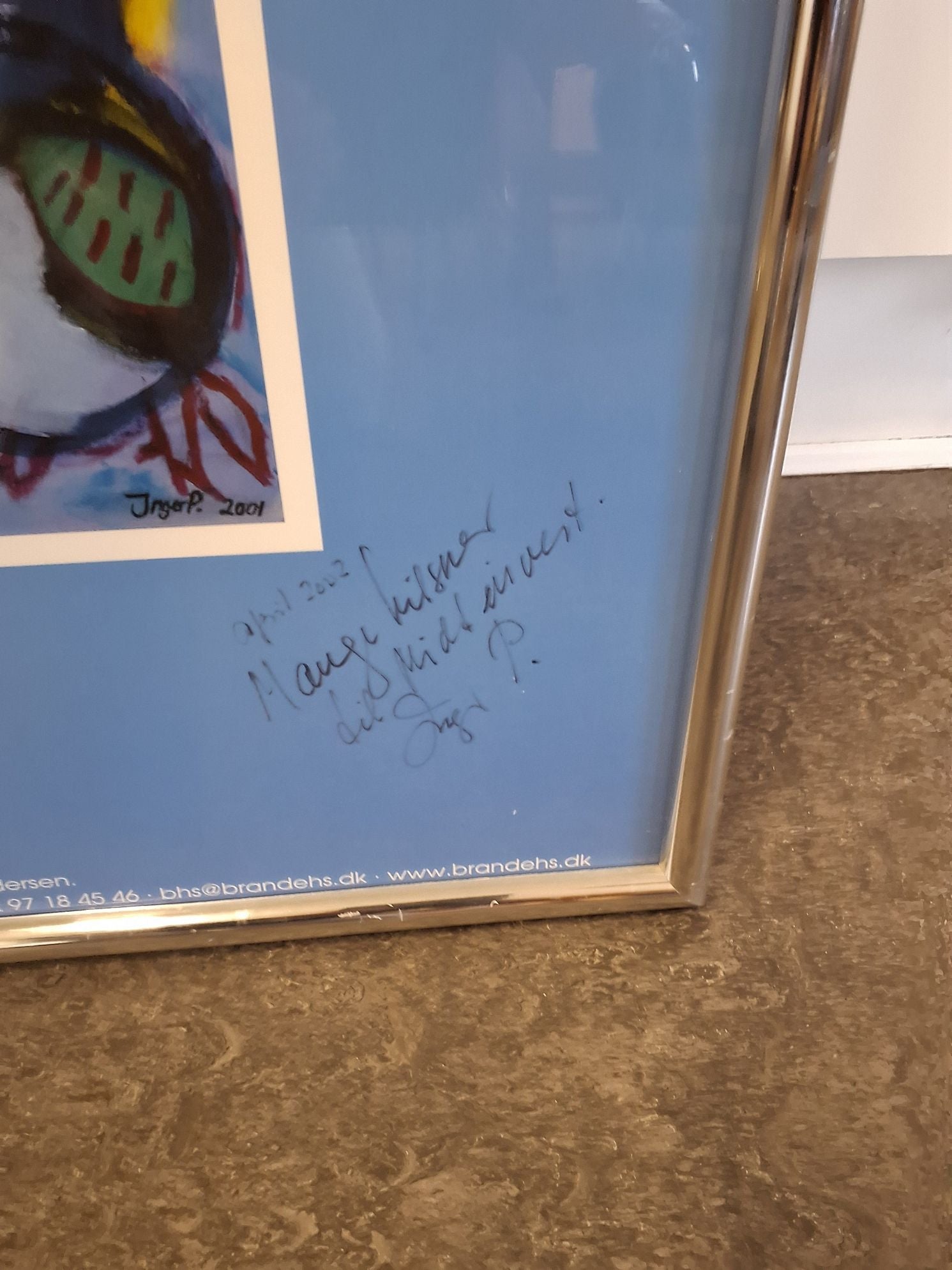 Signeret plakat